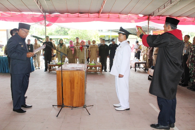 Bupati Majalengka Lantik Kepala Desa Karayunan