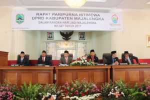 Bupati Hadiri Rapat Paripurna Istimewa DPRD Kabupaten Majalengka