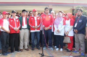 Bupati Hadiri Kirab Kebhinekaan Merah Putih