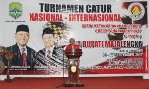 Sekda Buka Open Tournament Catur Bupati Cup 2017