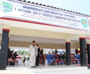 Bupati Pimpin Upacara Peringatan Hari Kesaktian Pancasila