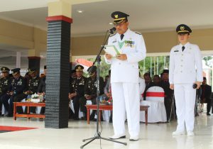 Bupati Pimpin Upacara Peringatan Hari Ulang Tahun TNI Ke-72