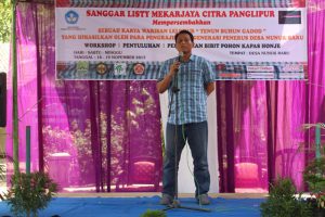 Bupati Hadiri Workshop, Penyuluhan dan Penanaman Bibit Pohon Kapas Honje