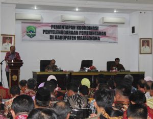 Bupati Hadiri Pemantapan Koordinasi Penyelenggaraan Pemerintah Di Kabupaten Majalengka