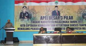 Bupati Hadiri Apel Besar 3 Pilar Tingkat Kabupaten Majalengka Tahun 2017