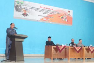 Bupati Hadiri Pelantikan Anggota Panitia Pemungutan Suara Pilkada Tahun 2018