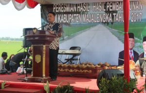Bupati Resmikan Hasil-Hasil Pembangunan Tahun 2017
