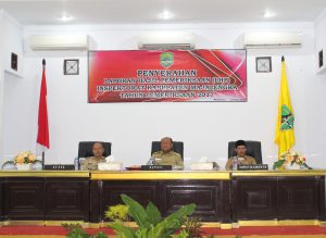 Bupati Hadiri Penyerahan Hasil Pemeriksaan Inspektorat Tahun 2017