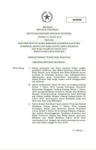 Rabu, 27 Juni 2018 Ditetapkan sebagai Hari Libur Nasional