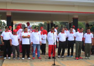 Bupati Lepas Peserta Jalan Santai HUT RI Ke-73