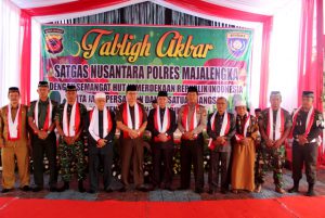 Wakil Bupati Hadiri Tabligh Akbar Satgas Nusantara Polres Majalengka dan Deklarasi Damai