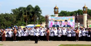 Bupati Pimpin Upacara HUT PGRI Ke-73 Dan Hari Guru Nasional Tahun 2018
