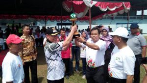 Plt Bupati Majalengka Buka Hari Olahraga Nasional Gala Desa Tingkat Kabupaten Majalengka Tahun 2018