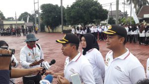Kapolres Majalengka Pimpin Apel Besar Millennial Road Safety Festival