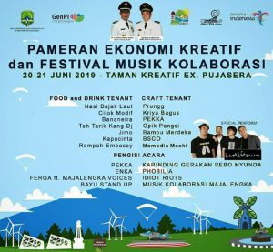 Pameran Ekonomi Kreatif dan Festival Musik Kolaborasi