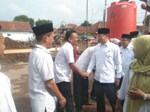 Bupati Hadiri Peletakan Batu Pertama Pembangunan Masjid Jami Ali Imron