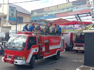 Antisipasi Penyebaran Covid-19, Pemda Majalengka Lakukan Penyemprotan Disinfektan