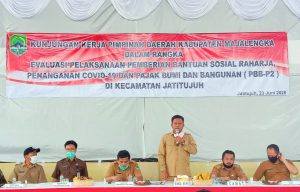 Wakil Bupati Lakukan Kunjungan Kerja ke Kecamatan Jatitujuh