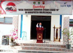 Bupati Launching Desa Tangguh Raharja Cegah Covid-19 di Kabupaten Majalengka
