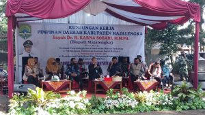 Bupati mengadakan Kunjungan kerja ke Kecamatan Argapura dan Maja