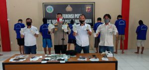 Polres Majalengka Tangkap 8 Tersangka atas dugaan memiliki Narkoba