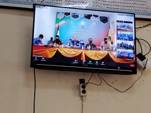 Kadiskominfo Mengikuti Vidcon Dengan Topik "Upaya Percepatan Penanganan COVID-19