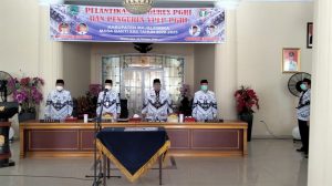 Bupati Hadiri Pelantikan Pengurus PGRI Kabupaten Majalengka Masa Bhakti XXII Tahun 2020-2025