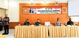 Bupati Hadiri Deklarasi Menolak Anarkisme Majalengka Cinta Damai