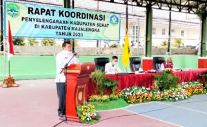 Sekda Pimpin Rakor Penyelenggaraan Kabupaten/Kota Sehat di Kab.Majalengka
