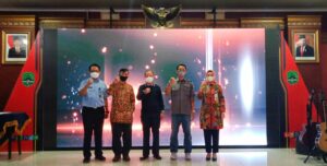 Bupati Hadiri Launching Gebyar Pajak Raharja XXI "Sadar Pajak Saat Pandemi"