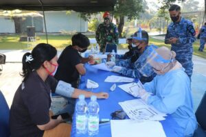 Lanud Sugiri Sukani Majalengka Kembali Lakukan Serbuan Vaksinasi Kepada Masyarakat