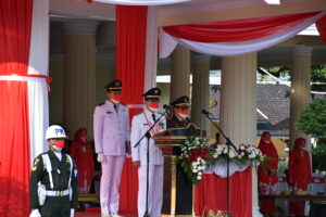 Bupati Pimpin Upacara HUT RI Ke-76 Tahun 2021