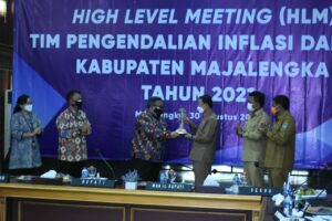 Bupati Pimpin Rakor Pengendalian Inflasi Daerah Kab.Majalengka