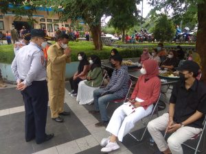 Wakil Bupati pantau Vaksinasi Massal Dalam Rangka HARHUBNAS