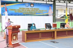 Ketua Tim Penggerak PKK Kab.Majalengka Lantik Ketua TP-PKK Kec.Bantarujeg