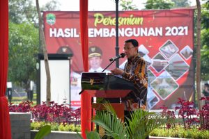 Bupati Resmikan Hasil-Hasil Pembangunan Tahun 2021