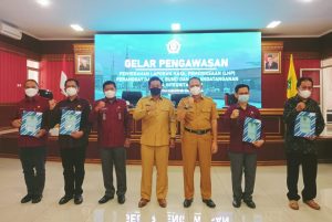 Wakil Bupati Hadiri Penyerahan Laporan Hasil Pemeriksaan Inspektorat Tahun 2021