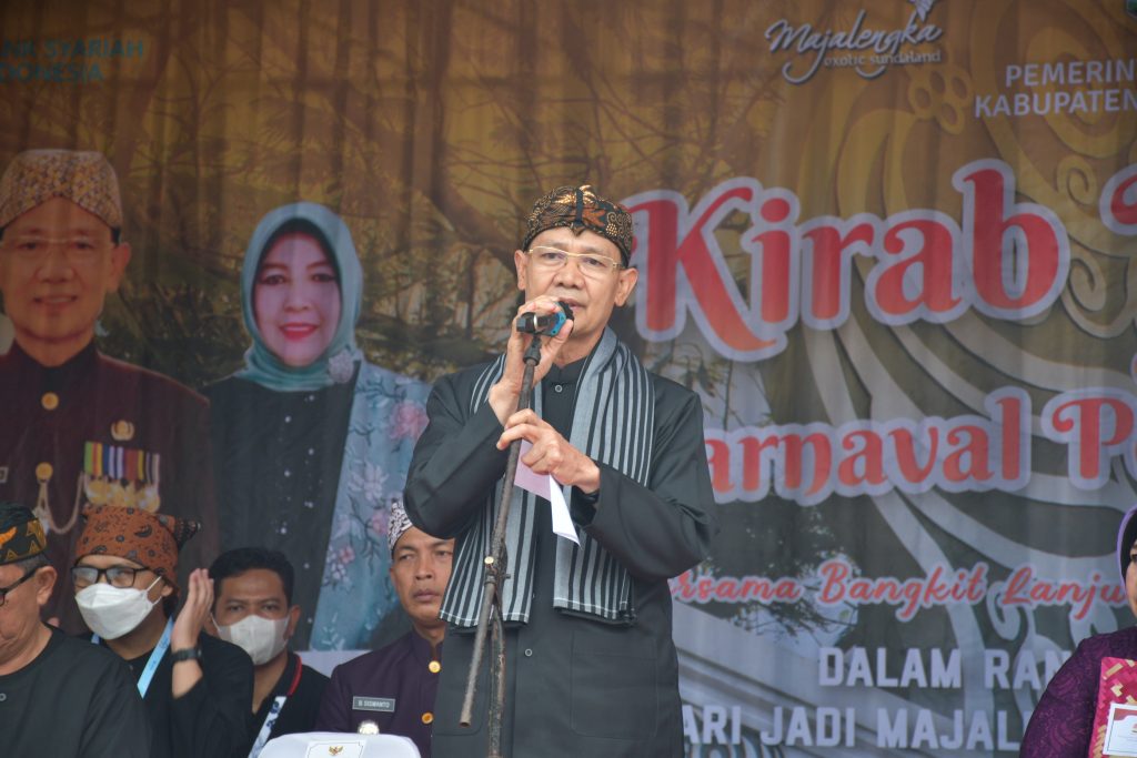 Semarak Peringatan Hari Jadi Majalengka ke-532, Bupati Lepas Peserta Kirab Budaya dan  Karnaval Pembangunan