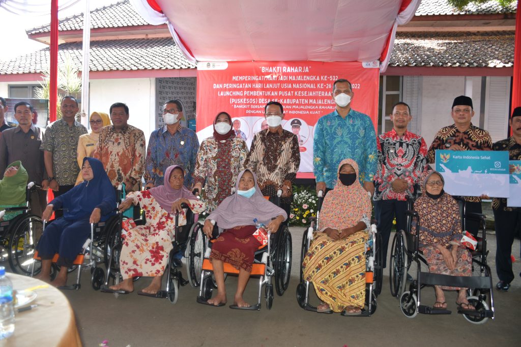 Dinsos Kab.Majalengka Selenggarakan Bhakti Raharja dan Launching Pembentukan Pusat Kesejahteraan Sosial (Puskesos) Desa Se-Kab.Majalengka