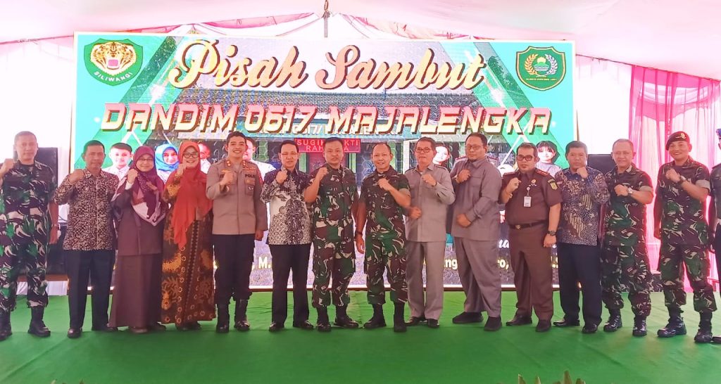 Bupati Hadiri Pisah Sambut Dandim 0617/Majalengka