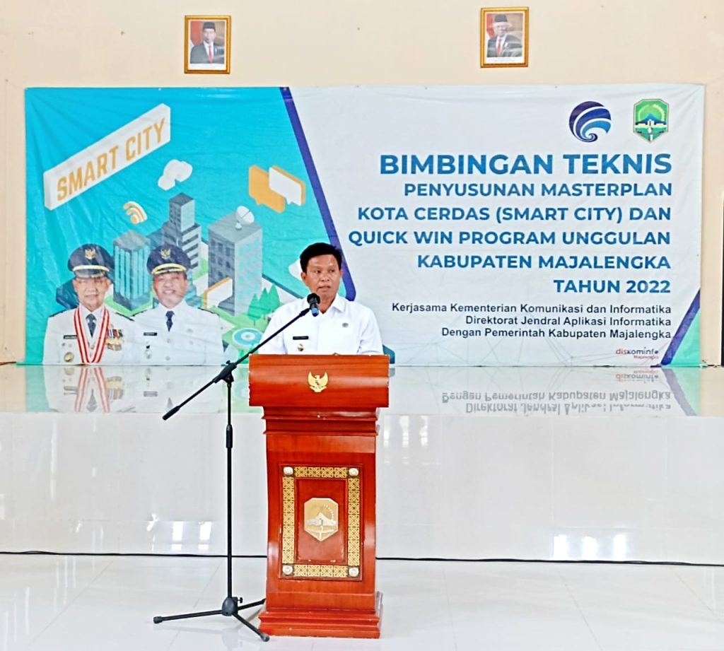 Wujud Dukungan Pemda Majalengka untuk Smart City, Wakil Bupati tandatangani Komitmen Bersama Menuju Majalengka Smart City