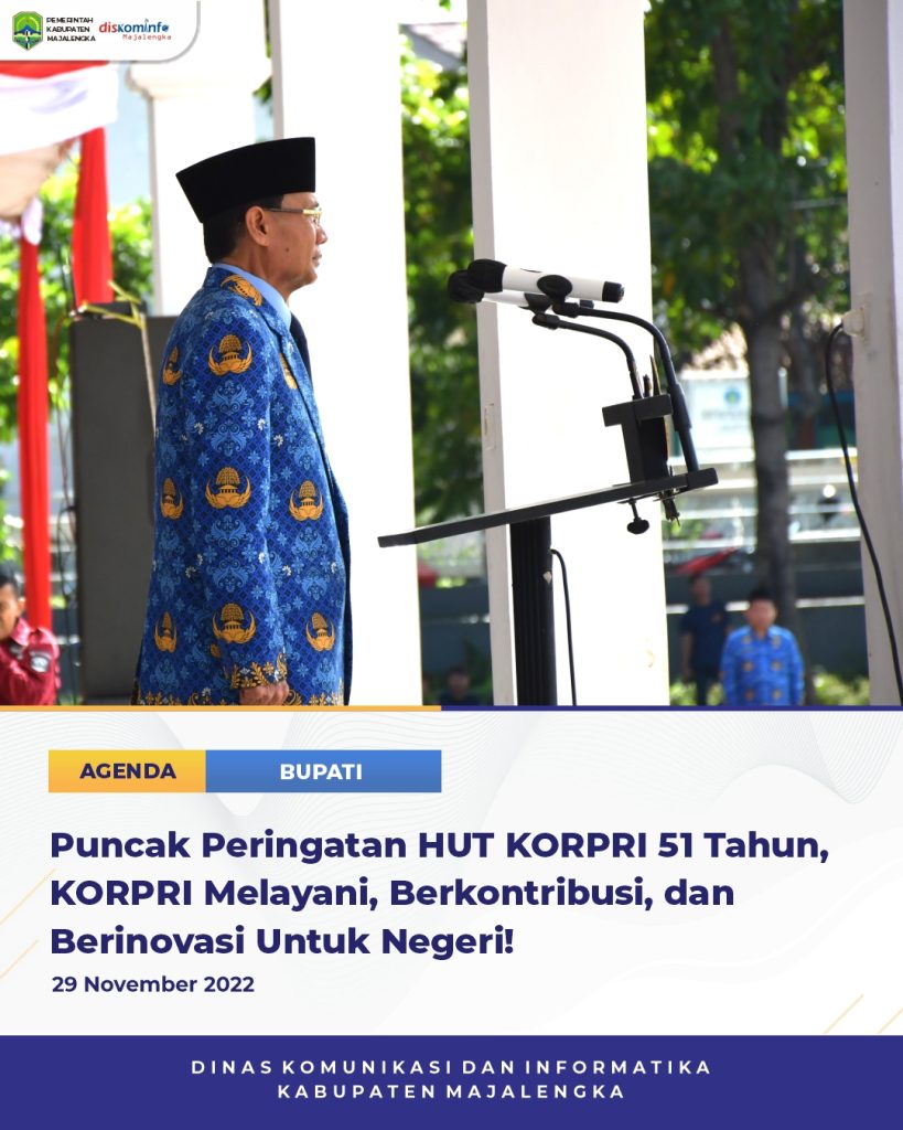 Puncak Peringatan HUT KORPRI 51 Tahun, KORPRI Melayani, Berkontribusi, dan Berinovasi Untuk Negeri!