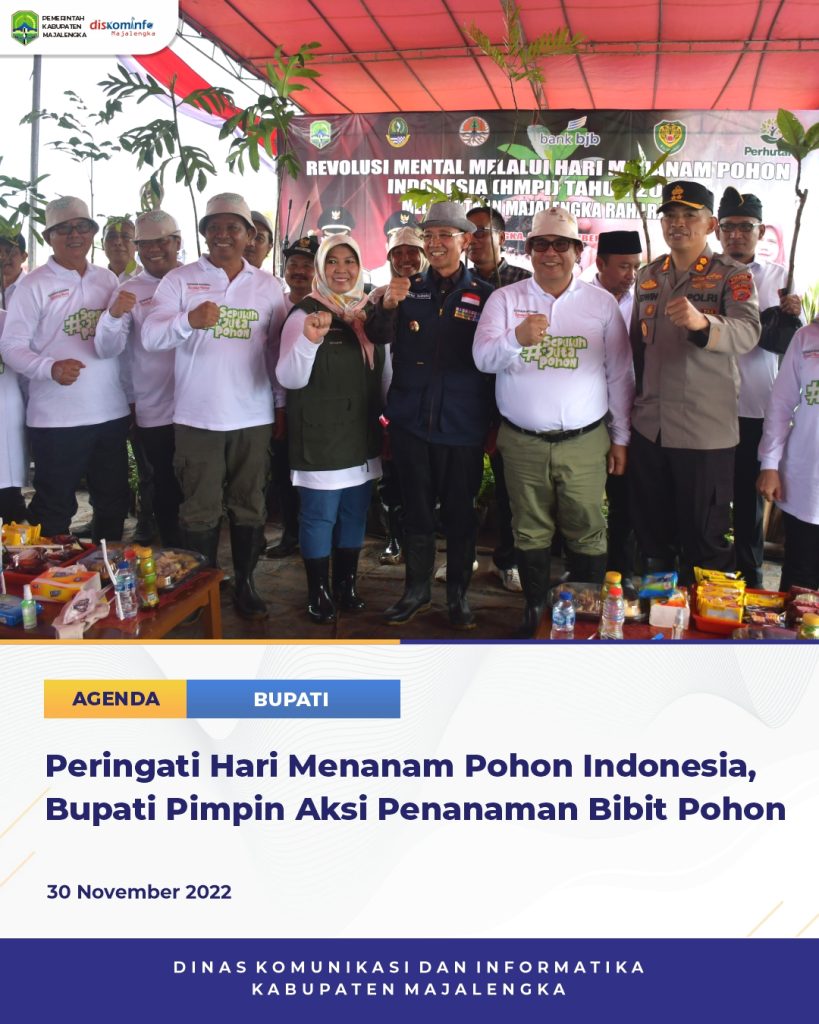 Peringati Hari Menanam Pohon Indonesia, Bupati Pimpin Aksi Penanaman Bibit Pohon