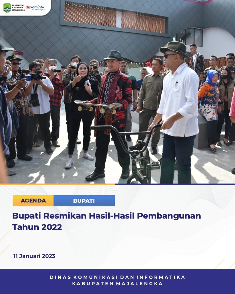 Bupati Resmikan Hasil-Hasil Pembangunan Tahun 2022