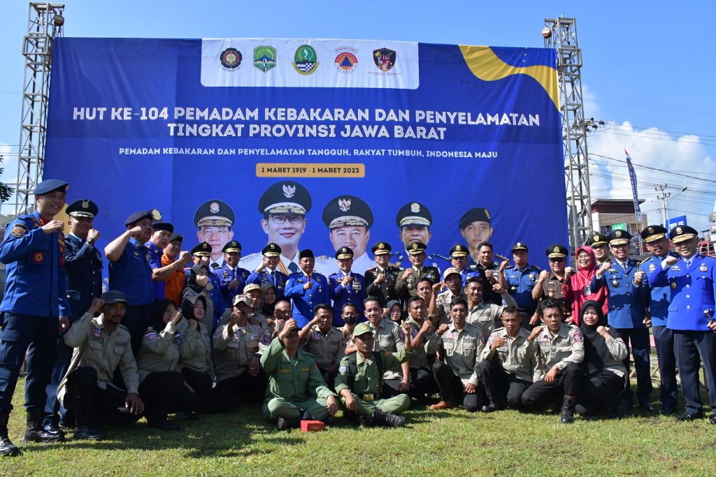 Upacara Peringatan HUT Damkar ke-104 Tingkat Kabupaten/Kota se-Jawa Barat
