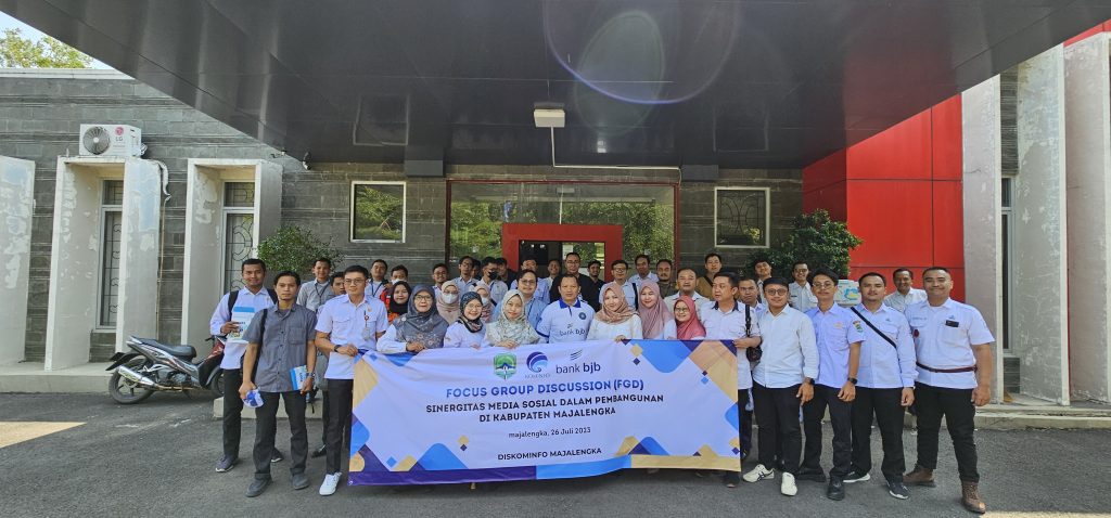 Kolaborasi Diskominfo dan BJB Majalengka, Gelar FGD Admin Media Sosial