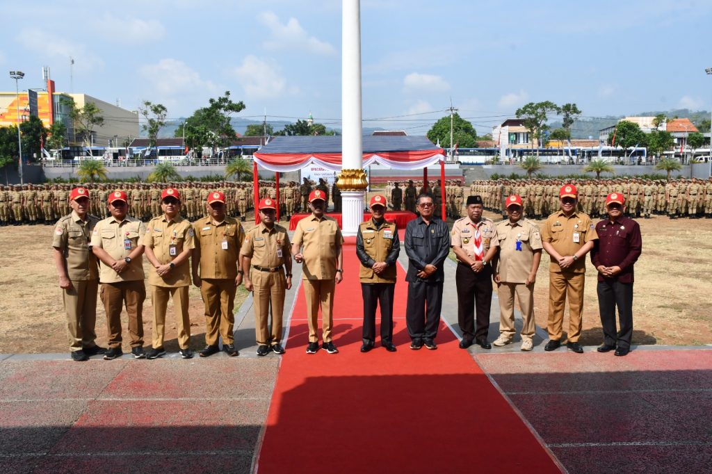 Bupati Terima 1.217 Satuan Praja Pratama Angkatan XXXIII IPDN  Magang di Pemerintahan Kab.Majalengka