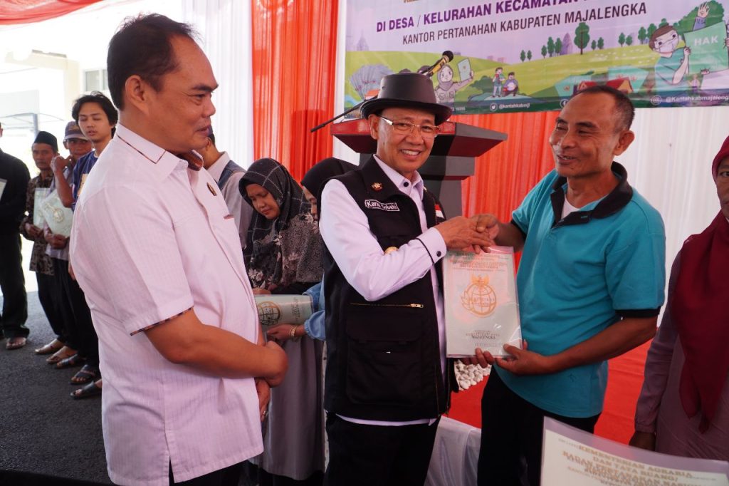 60 Ribu Sertifikat Tanah Gratis Siap Dibagikan BPN / ATR Majalengka