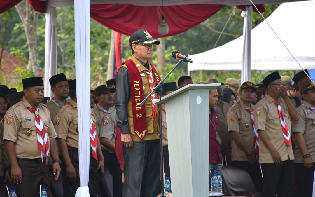 Bupati Buka Perkemahan Bakti Saka Bakti Husada ke-2