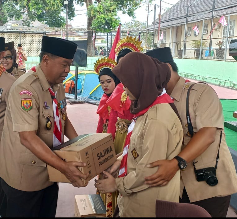 Kwarcab Pramuka Majalengka Canangkan Program Bantuan Rutilahu